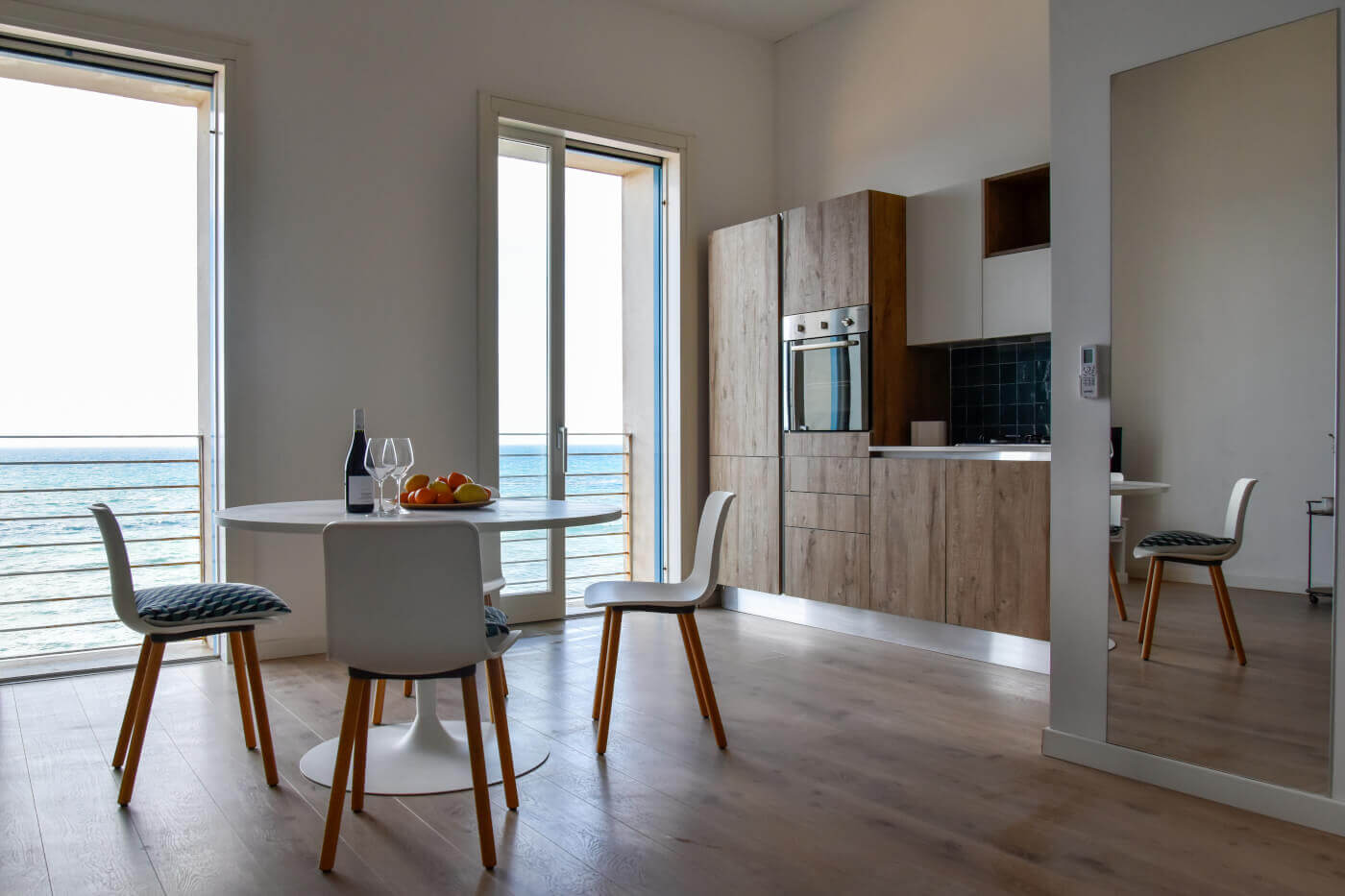 Pani z Trapani - widok na Trapani